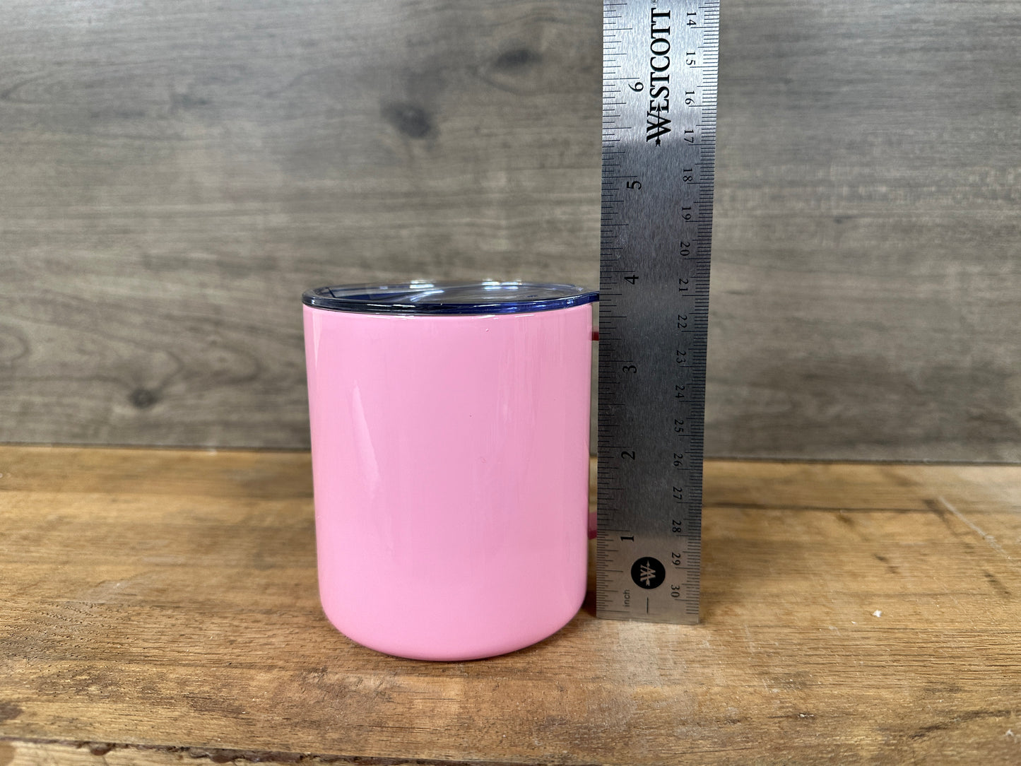 Caffeine molecule - 14oz Stainless Steel Pink