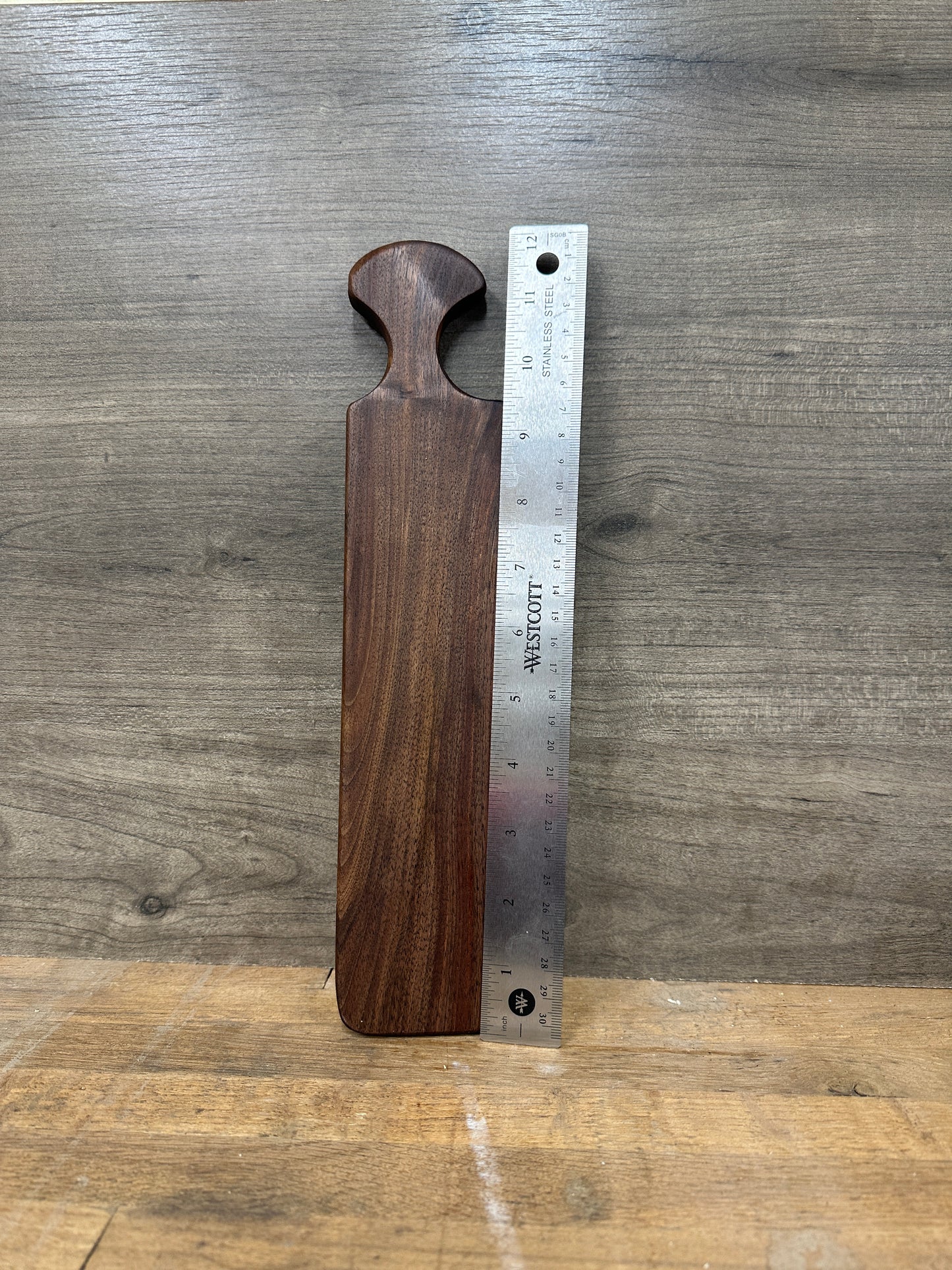 Cracker Tray - Petite - Solid Walnut - 12” long 3 1/8” wide