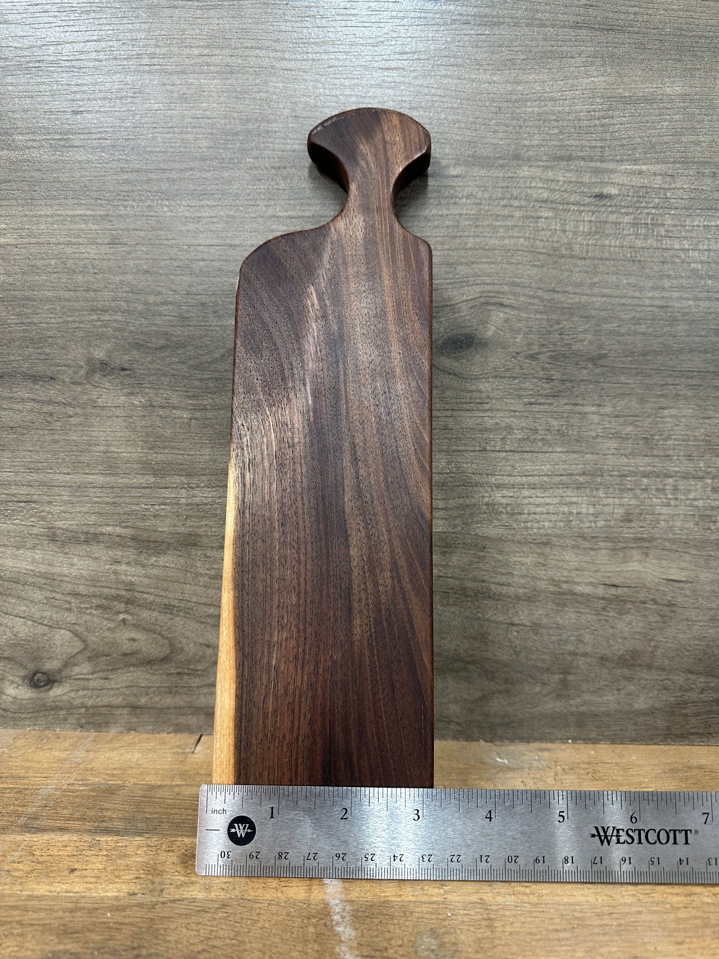 Cracker Tray - Petite - Solid Walnut - 12” long 3 1/8” wide