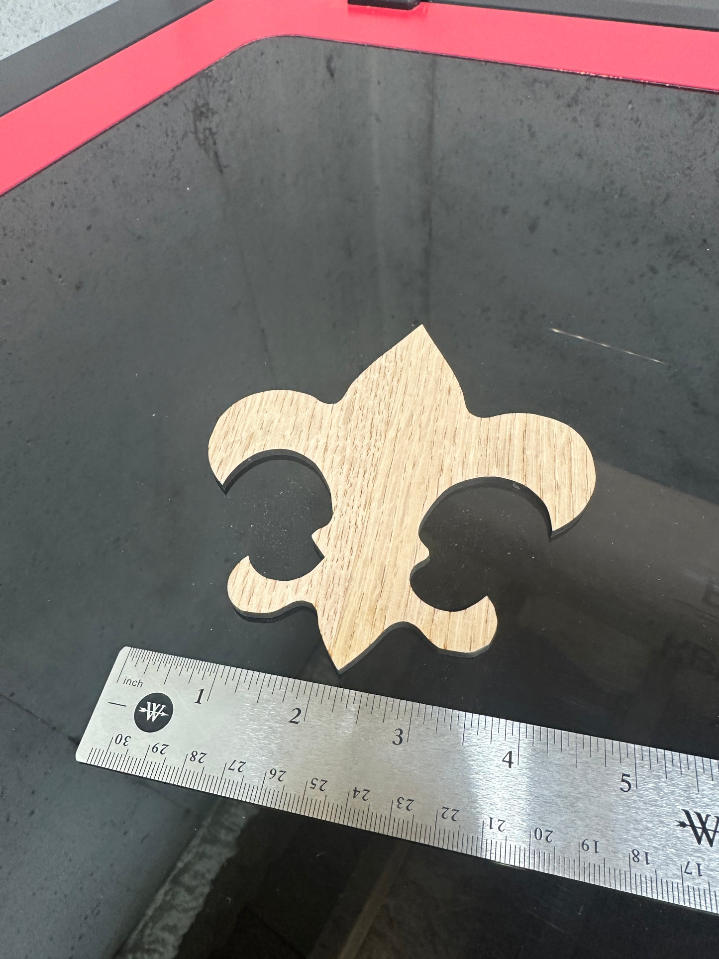 SET OF 4 Fleur-de-Lis