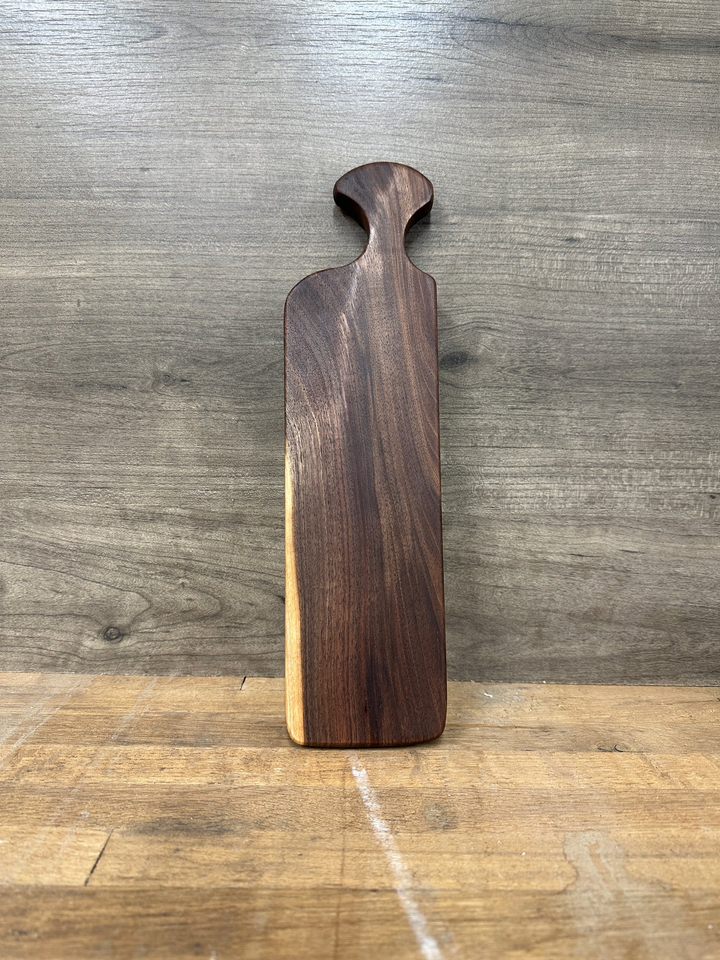 Cracker Tray - Petite - Solid Walnut - 12” long 3 1/8” wide
